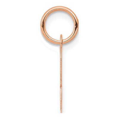 14K Rose Gold Letter R Charm – view 3