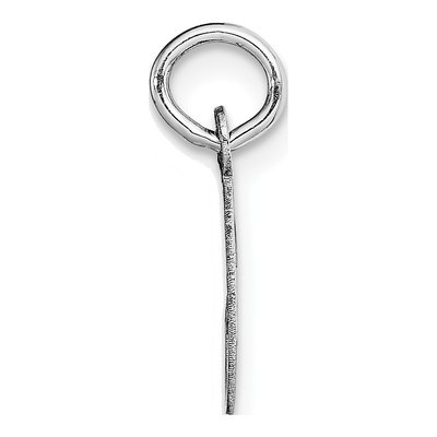 14K White Gold Letter G Pendant – view 3
