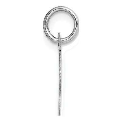 14K White Gold Letter S Charm – view 3