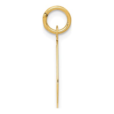 14K Yellow Gold Script Letter G Charm – view 3