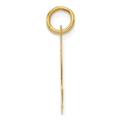 14K Yellow Gold Script 'l' Letter L Pendant – view 3