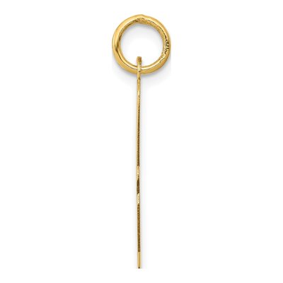 14K Yellow Gold Large Letter A Pendant – view 3