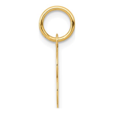 14K Yellow Gold Small Letter B Charm – view 3