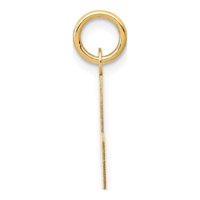14K Yellow Gold Small Letter L Charm – view 3