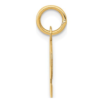 14K Yellow Gold Letter P Charm – view 3