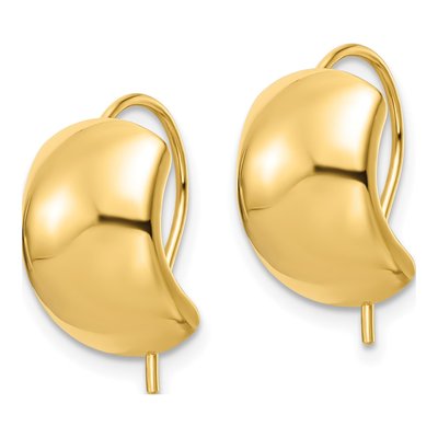 14K Yellow Gold Dangle Earrings – view 3