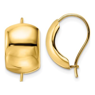 14K Yellow Gold Dangle Earrings