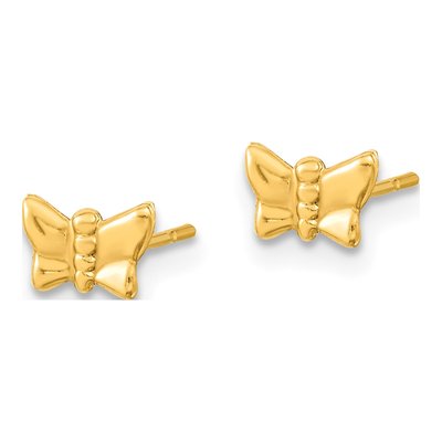 14K Yellow Gold 3-Pair Earring Set – view 5