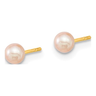 14K Yellow Gold 3-Pair Earring Set – view 6