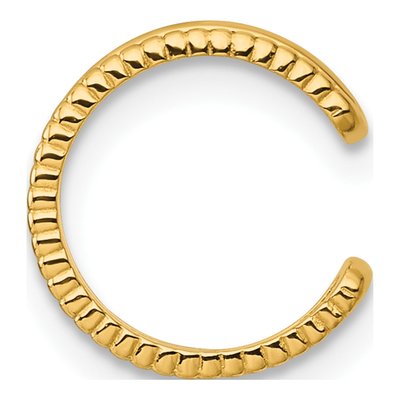 14K Yellow Gold Two-Row Ear Cuff Ear Cuff – view 4