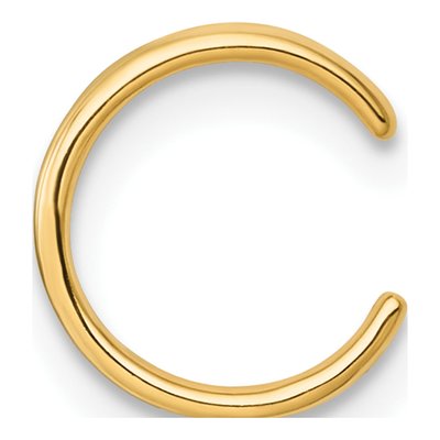 14K Yellow Gold Three Row Ear Cuff Ear Cuff – view 4