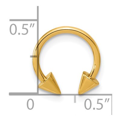 14K Yellow Gold Screw-Off Ear Cuff Ear Cuff – view 5