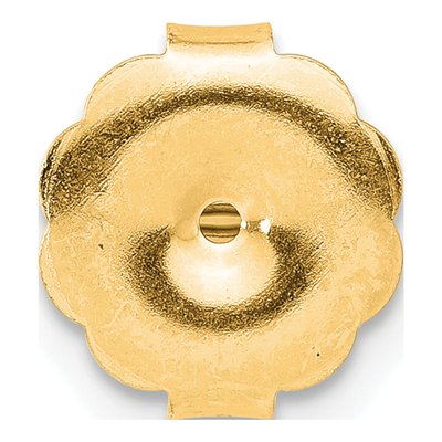 14K Yellow Gold Ultra Heavy Friction Earring Nut