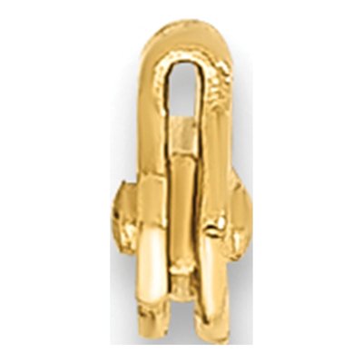 14K Yellow Gold Replacement Earring Wire, Single – view 2
