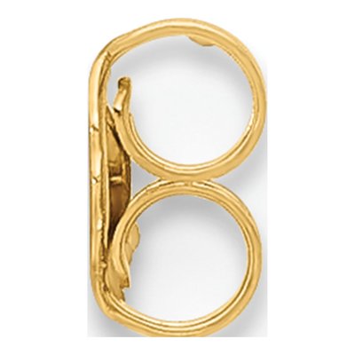 14K Yellow Gold Friction Earring Nut Back – view 2