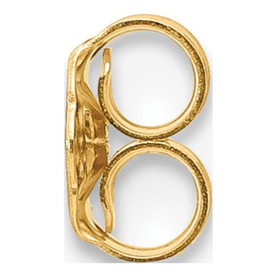 14K Yellow Gold Heavy Friction Earring Nut – view 2