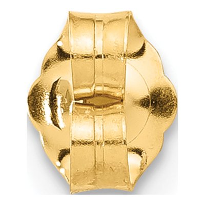 14K Yellow Gold Heavy Friction Earring Nut – view 3