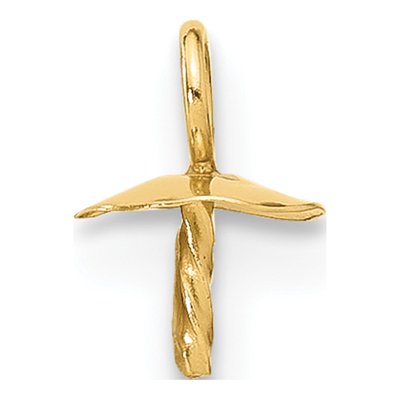 14K Yellow Gold Cup & Peg Earring Finding, Each – view 2
