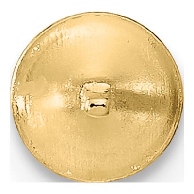 14K Yellow Gold Cup & Peg Earring Finding, Each – view 3