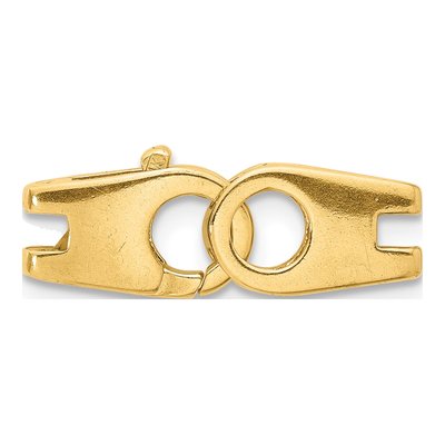 14K Yellow Gold Fancy Lobster Clasp Set | Italy – view 3