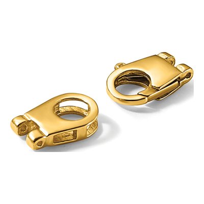 14K Yellow Gold Fancy Lobster Clasp Set (2-Pack) – view 4