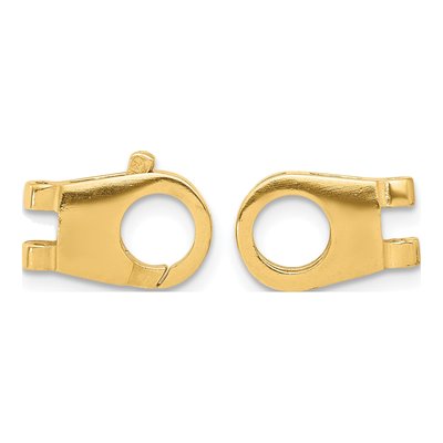 14K Yellow Gold Fancy Lobster Clasp Set (2-Pack)