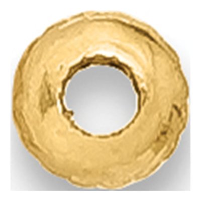 14K Yellow Gold 2mm Diamond-Cut Bead Finding – view 2