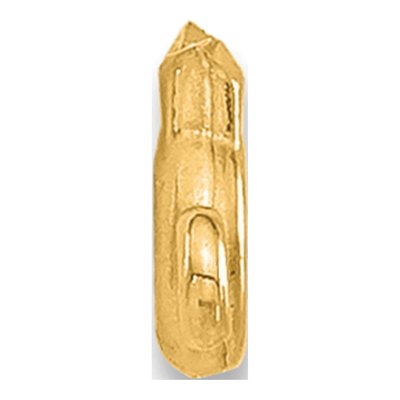 14K Yellow Gold Round Bezel Diamond Setting Finding – view 2