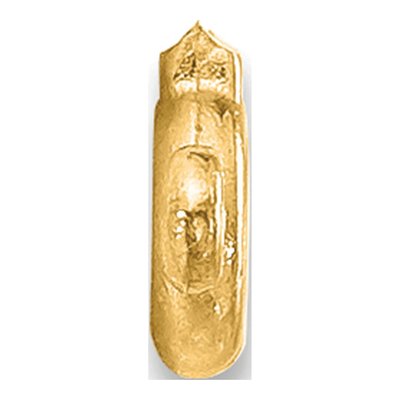 14K Yellow Gold Round Bezel Diamond Mounting – view 2
