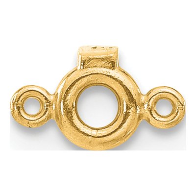 14K Yellow Gold Round Bezel Diamond Mounting