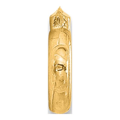14K Yellow Gold Round Bezel Diamond Mounting Finding – view 2