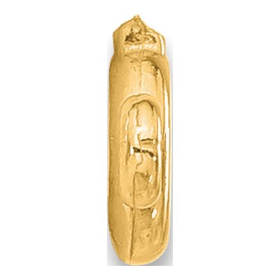 14K Yellow Gold Round Bezel Diamond Mounting Finding – view 2