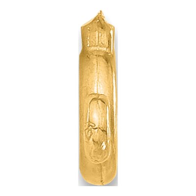 14K Yellow Gold Round Bezel Diamond Mounting – view 2