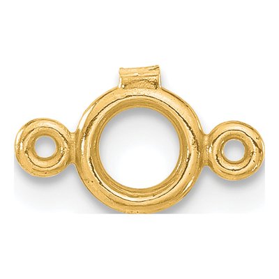 14K Yellow Gold Round Bezel Setting, .20ct Size