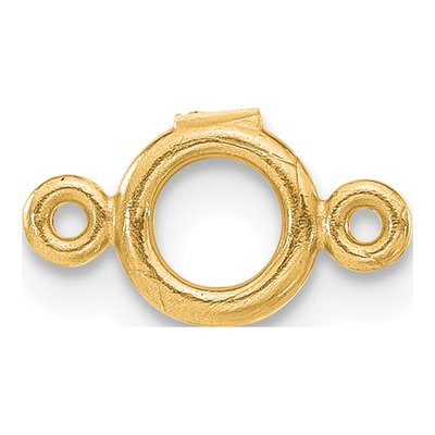 14K Yellow Gold Round Bezel Setting for .25ct Diamond