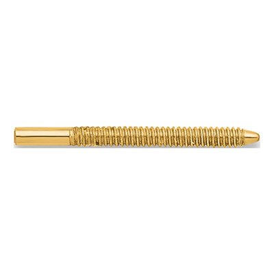 14K Yellow Gold Threaded Earring Post Finding