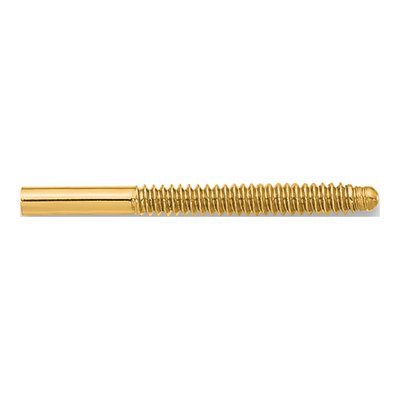 14K Yellow Gold Threaded Earring Post Replacement
