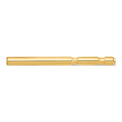 14K Yellow Gold Friction Earring Post Finding