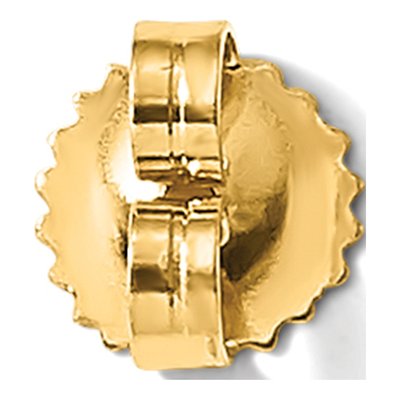 14K Yellow Gold Friction Earring Nut Replacement – view 4