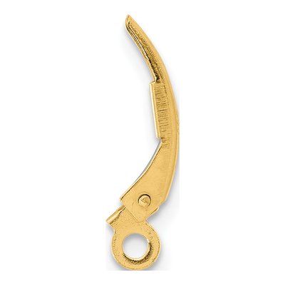 14K Yellow Gold Leverback Replacement Component