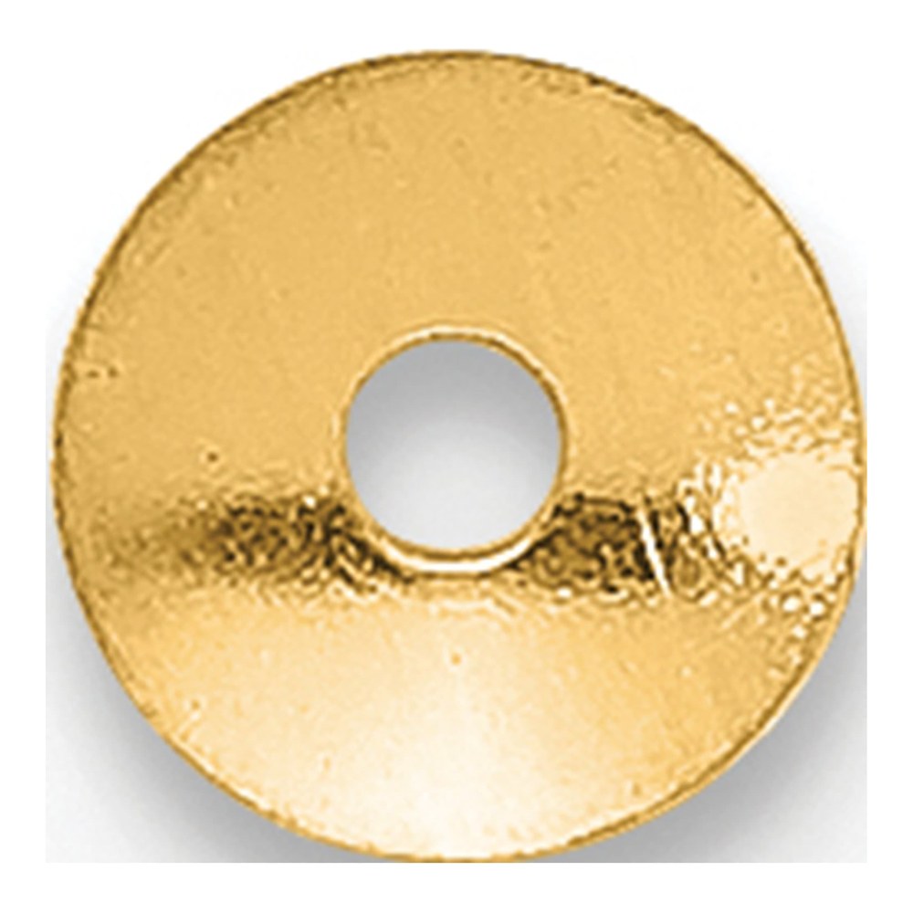 14K Yellow Gold 4mm Bead Cap Finding
