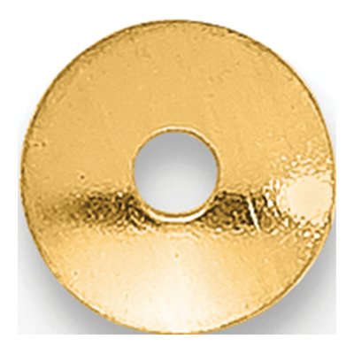 14K Yellow Gold 4mm Bead Cap Finding