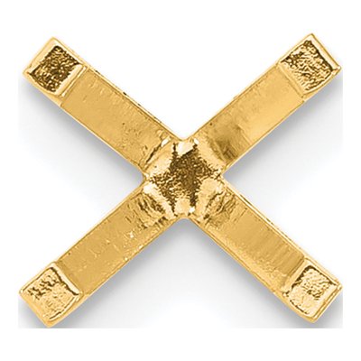 14K Yellow Gold Oval Prong Setting w/ Peg, .50ct