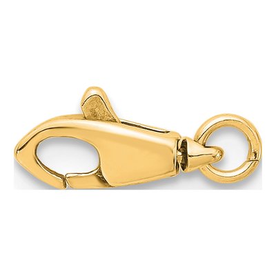 14K Yellow Gold Swivel Lobster Clasp w/ Jump Ring