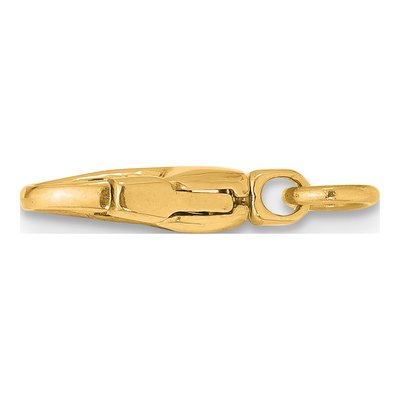 14K Yellow Gold Swivel Lobster Clasp with Jump Ring – view 2