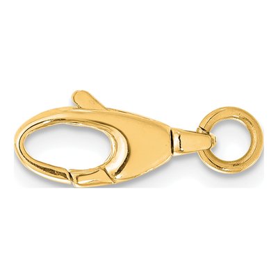 14K Yellow Gold Swivel Lobster Clasp with Jump Ring