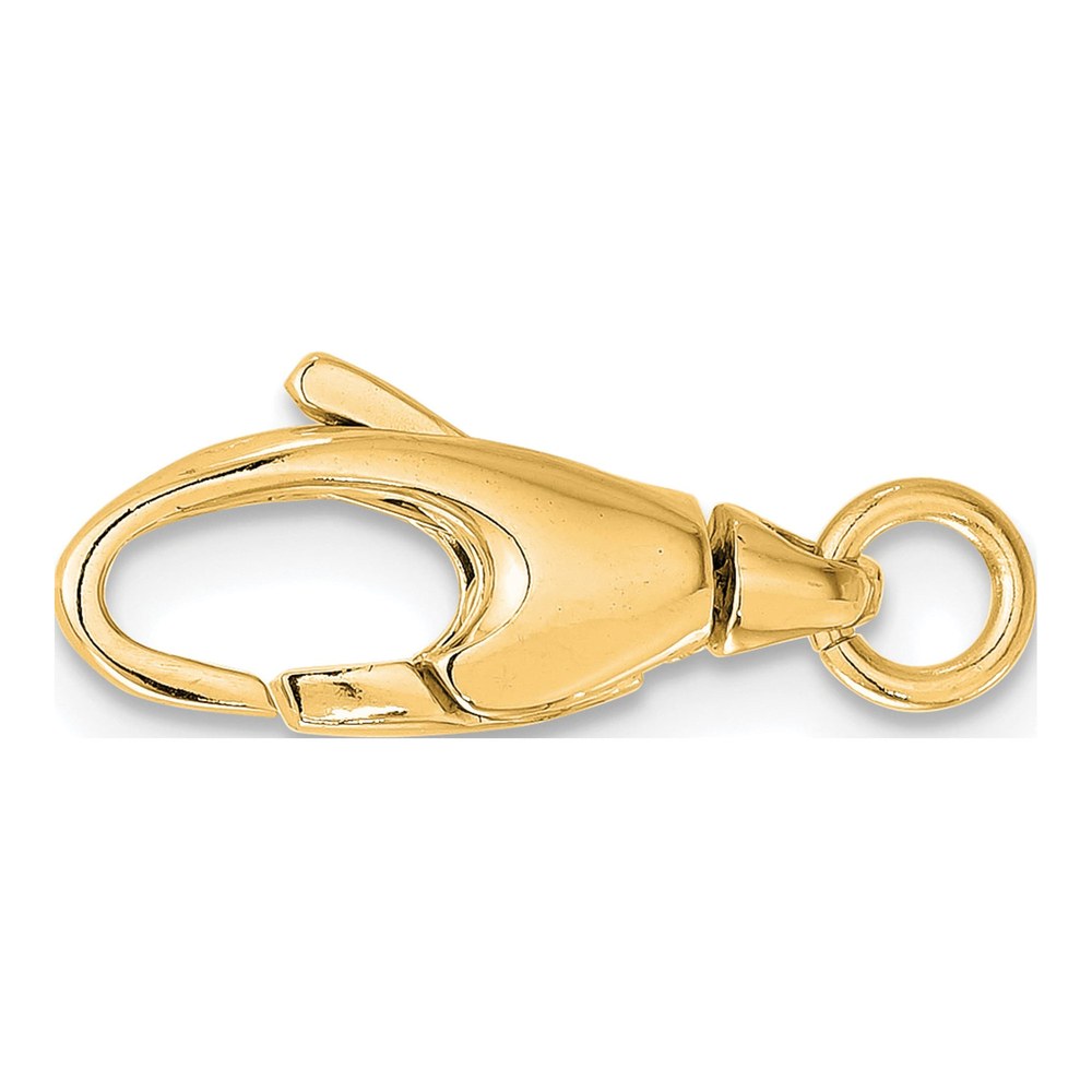 14K Yellow Gold Swivel Lobster Clasp with Jump Ring