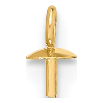 14K Yellow Gold 3.2mm Pearl Earring Drop Mounting – view 2