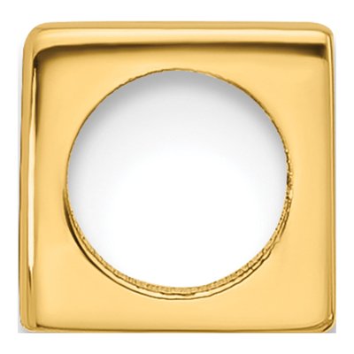 14K Yellow Gold Alphabet Letter X Pendant – view 2