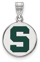 Michigan State University Spartans official logo jewelry by LogoArt